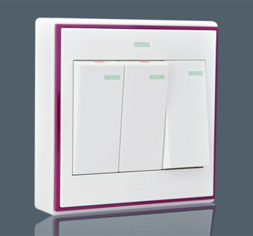 3 Gang 1 Way Plate…