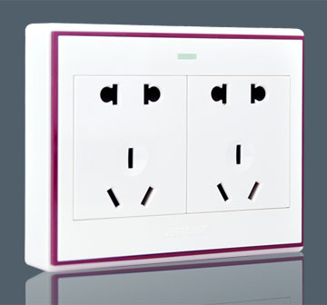 2 Gang Dual Two-Po…